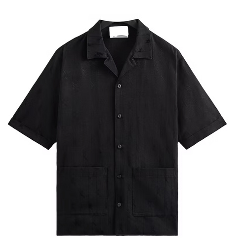 Kith Jacquard Faille Reade Shirt Black Size Small BRAND NEW