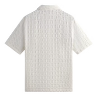 Kith Honeycomb Dobby Boxy Collared Overshirt Skill Size Small BRAND NEW