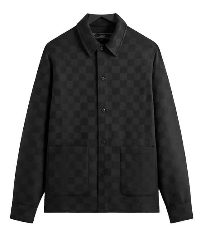 Kith Boxy Collared Overshirt Black Size Small BRAND NEW