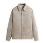 Kith Slub Boucle Boxy Collared Overshirt 'Canvas' Size Small BRAND NEW
