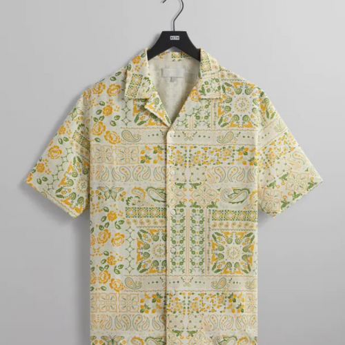 Kith Silk Lyocell Thompson Camp Collar Shirt - Opulence Size Medium