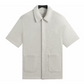 Kith Textured Cotton Boxy Collared Overshirt Off White Size Small BRAND NEW