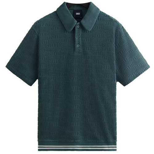 Kith Graham Polo - Court Green - Size Medium