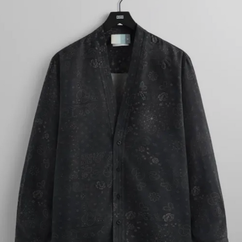 Kith Cupro Linen Sullivan Gi Shirt - Black Size Medium