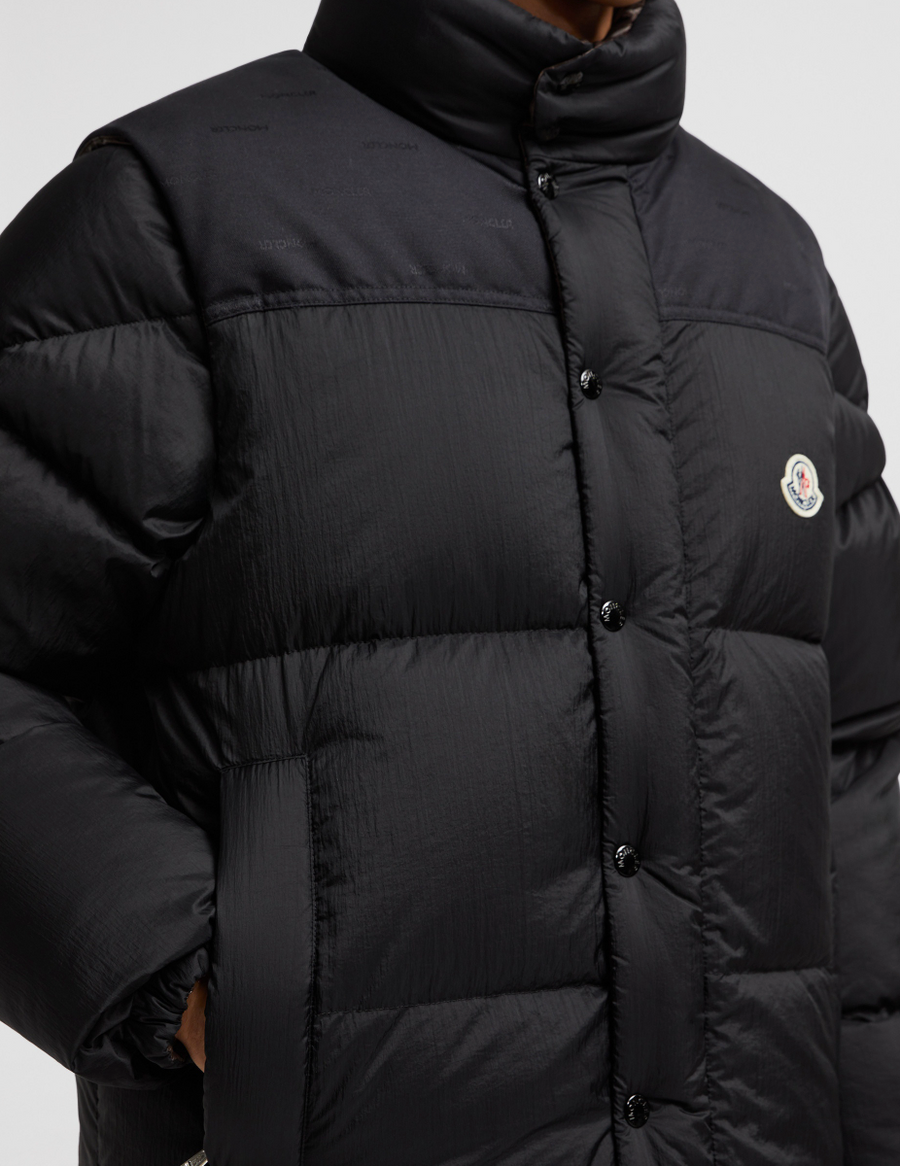 Moncler Verone 1 Reversible Monogram Black	 Jacket Size 5