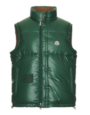 Moncler Verone 1 Reversible Monogram Brown Jacket Size 5