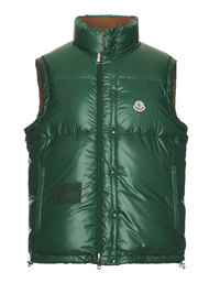 Moncler Verone 1 Reversible Monogram Brown Puffer Jacket Size 5
