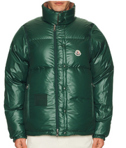 Moncler Verone 1 Reversible Monogram Brown Jacket Size 5