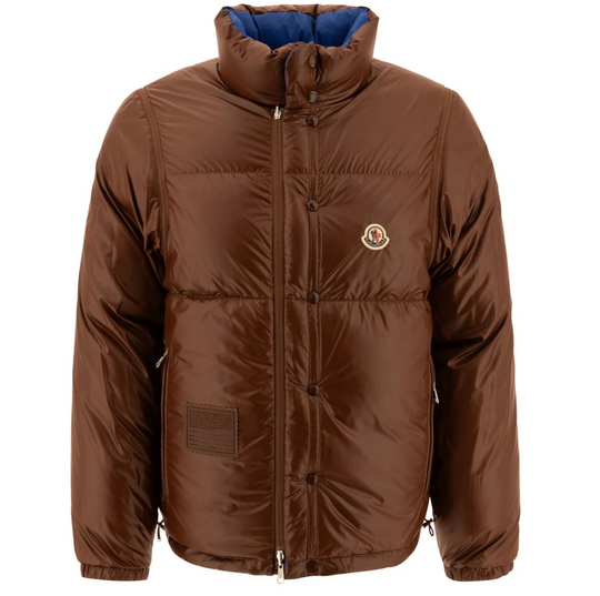 Moncler Verone 1 Reversible Monogram Blue Jacket