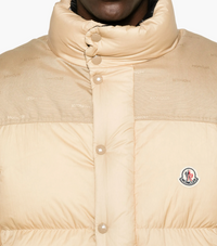 Moncler Verone 1 Monogram Reversible Beige Puffer Jacket