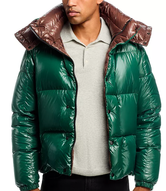 Moncler Karakorum Ripstop Convertible Down Jacket Green Size 6