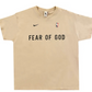 Fear of God x Nike Warm Up T-shirt Oatmeal Size Small BRAND NEW