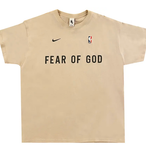 Fear of God x Nike Warm Up T-shirt Oatmeal Size Small BRAND NEW