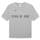 Fear of God x Nike Warm Up T-shirt Dark Heather Grey Size Small BRAND NEW