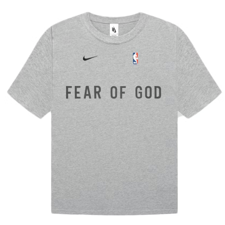 Fear of God x Nike Warm Up T-shirt Dark Heather Grey Size Small BRAND NEW