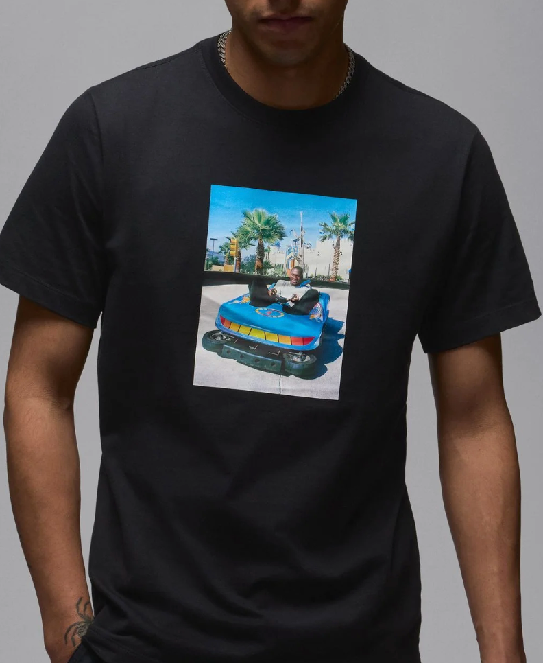 Nike Air Jordan Mens Photo Tee Black Size XS BRAND NEW