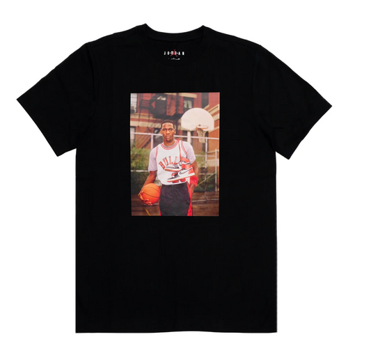Nike Jordan Brand Photo Short Sleeve Crew Black Men's Size XL BRAND NEW
