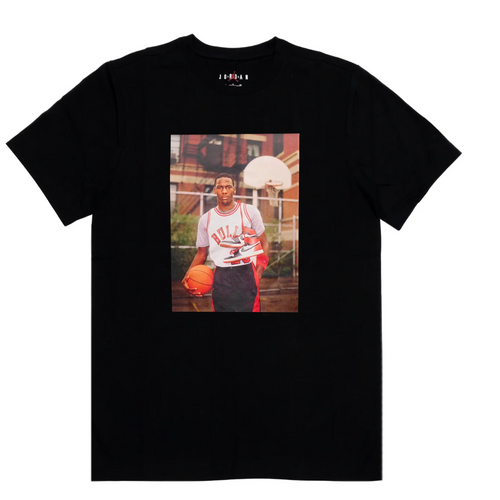 Nike Jordan Brand Photo Short Sleeve Crew Black Men's Size XL BRAND NEW