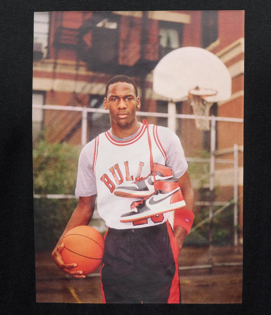 Nike Jordan Brand Photo Short Sleeve Crew Black Men's Size XS BRAND NEW