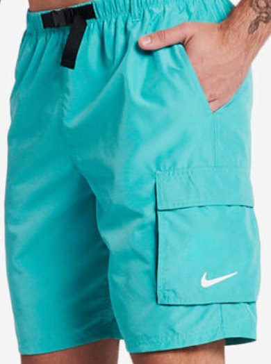Nike Belted 9-Inch Shorts Light Blue Size Small BRAND NEW