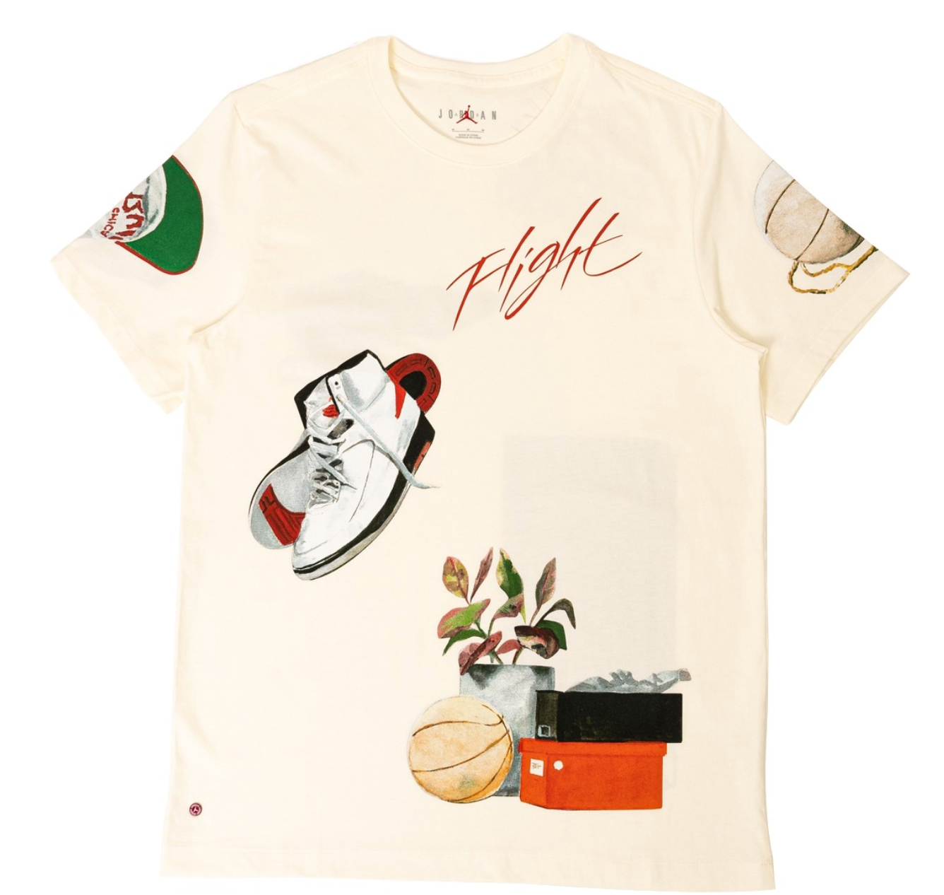 Jordan Men Flight Artist Series Tee Sail Size XS BRAND NWT