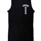 Chrome Hearts T-Bar Cross Logo Black Tank Top - Size Large