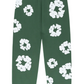 Denim Tears The Cotton Wreath Sweatpants in Green Size Large