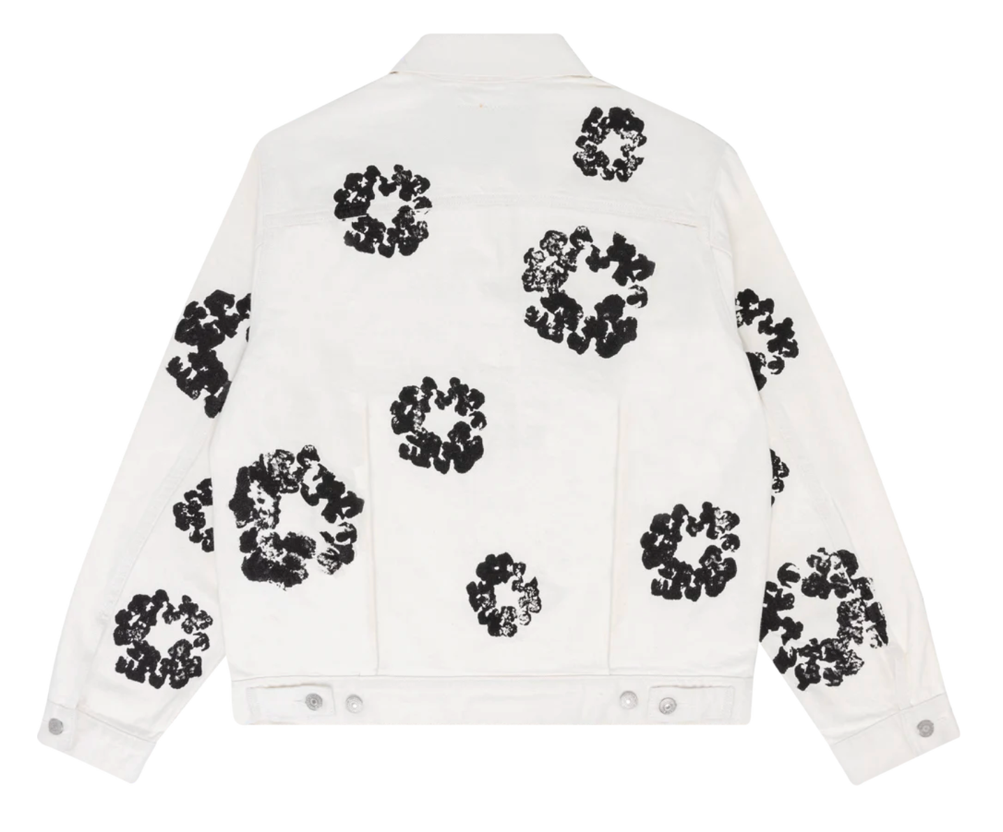 Denim Tears X Levi's 'All Over Wreath' White Denim Jacket Size Large