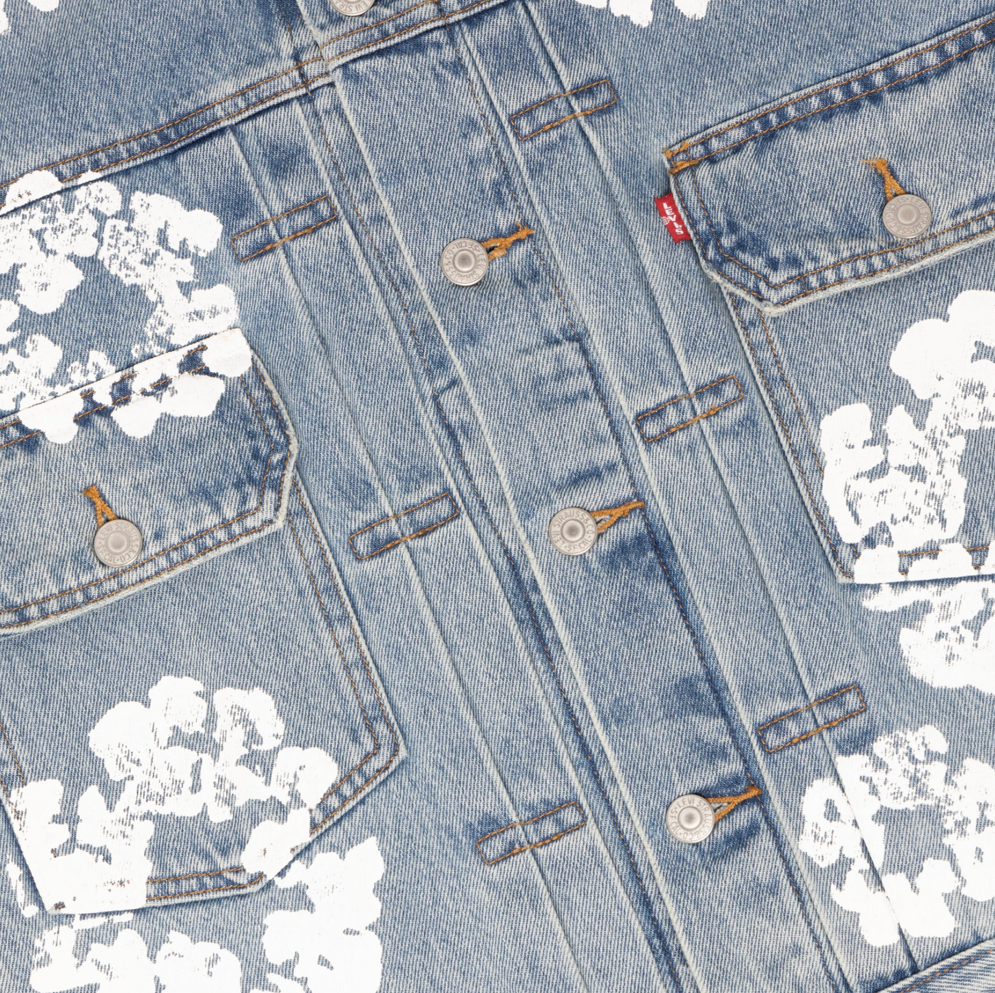 Denim Tears X Levi's 'All Over Wreath' Denim Jacket XXL