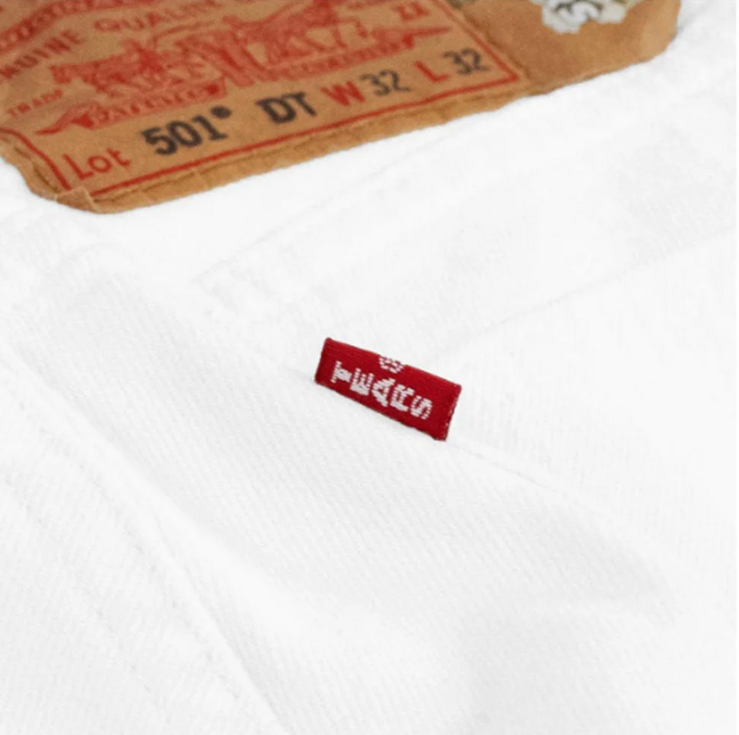 Denim Tears X Levi's 'Cotton Wreath' White Denim Jeans Size 31