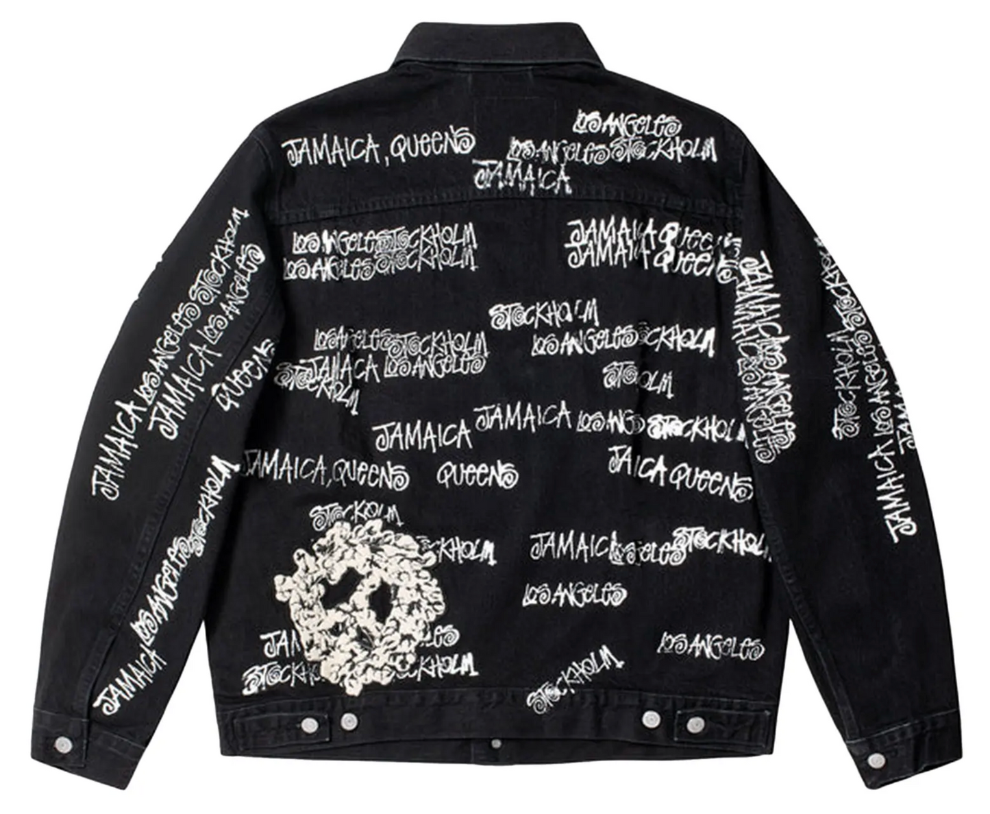 Denim Tears X Stussy X Our Legacy TTL Black Denim Jacket Size LG