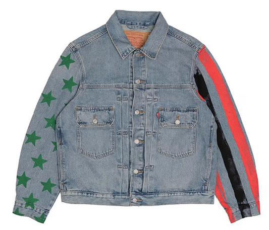 Denim Tears X CPFM Levi's '4th Of July' Indigo Denim Jacket LG