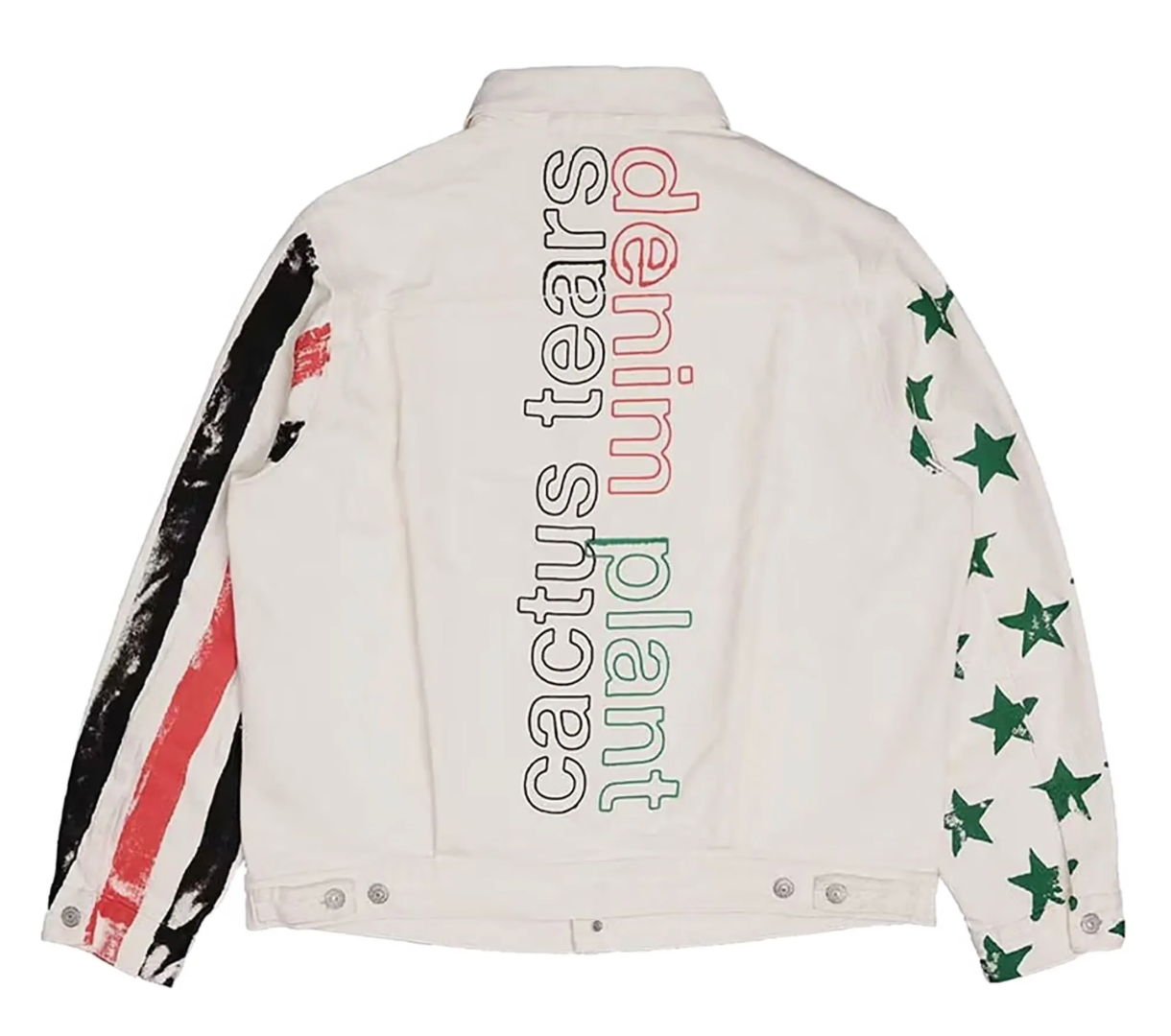 Denim Tears X CPFM Levi's '4th Of July' White Denim Jacket SM