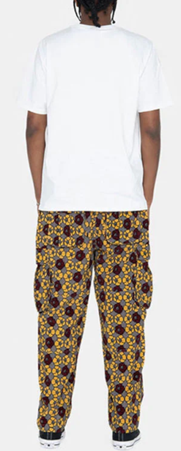 Denim Tears X Stussy Corduroy Floral Print Cargo Pants Size 31