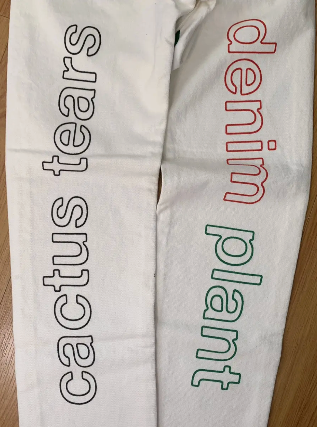 Denim Tears X CPFM Levi's '4th Of July' White Denim Jeans 34