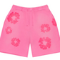 Denim Tears Mono Cotton Wreath Pink Sweatshorts Size XXL