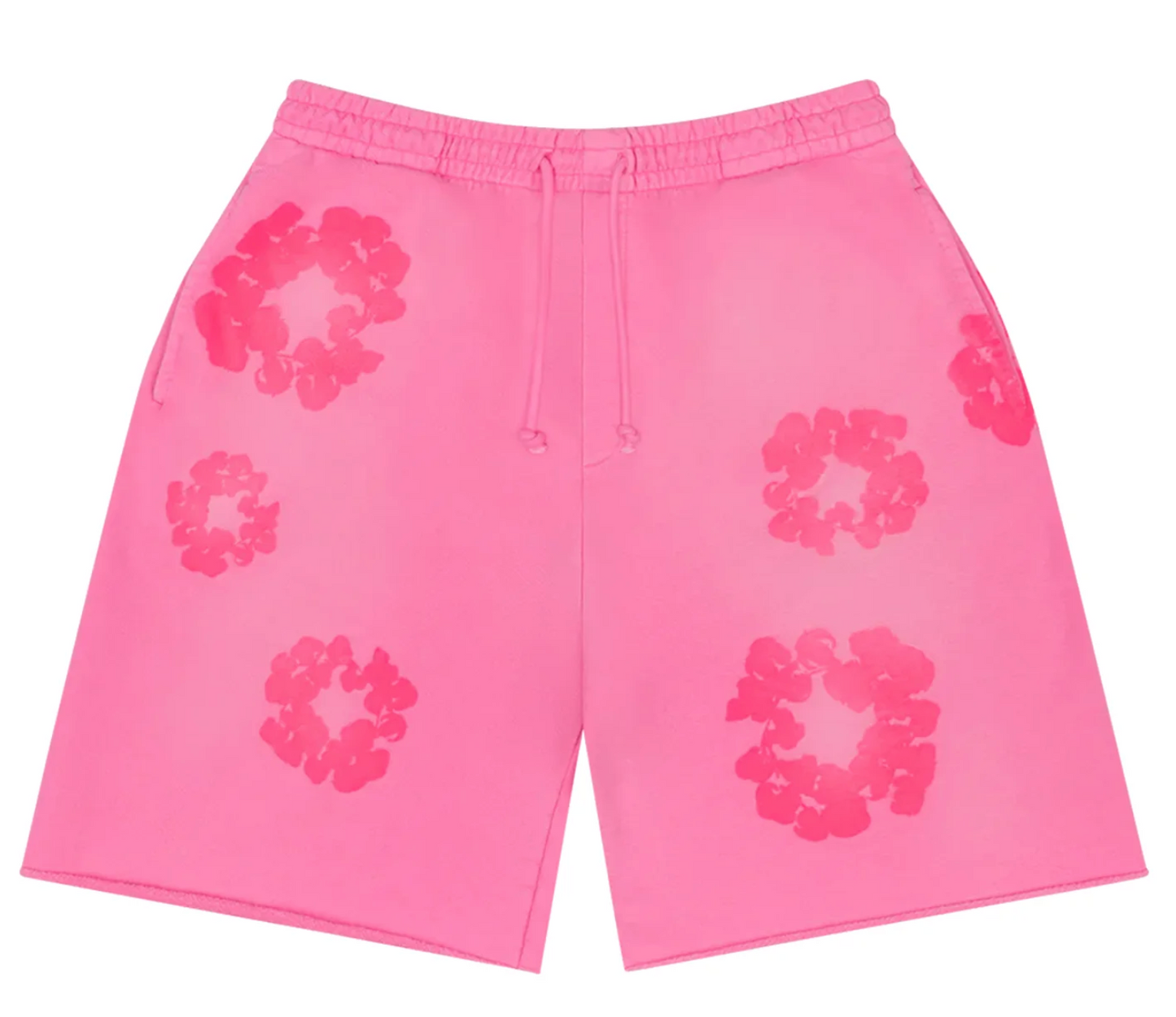 Denim Tears Mono Cotton Wreath Pink Sweatshorts Size XXL