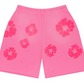 Denim Tears Mono Cotton Wreath Pink Sweatshorts Size XXL