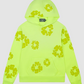 Denim Tears Mono Cotton Wreath Neon Green Hoodie Size LG