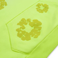 Denim Tears Mono Cotton Wreath Neon Green Hoodie Size LG