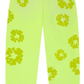 Denim Tears Mono Cotton Wreath Neon Green Sweatpants SM