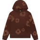 Denim Tears Mono Cotton Wreath Brown Hoodie Size LG