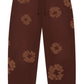 Denim Tears Mono Cotton Wreath Brown Sweatpants Size SM