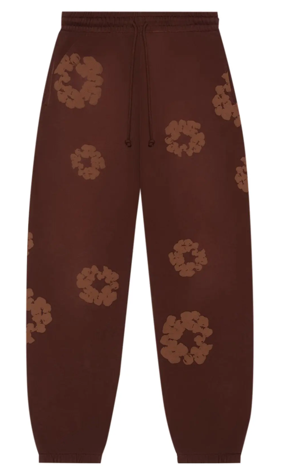 Denim Tears Mono Cotton Wreath Brown Sweatpants Size SM
