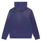 Denim Tears Mono Cotton Wreath Washed Blue Hoodie Size XL