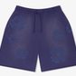 Denim Tears Mono Cotton Wreath Washed Blue Sweatshorts MD