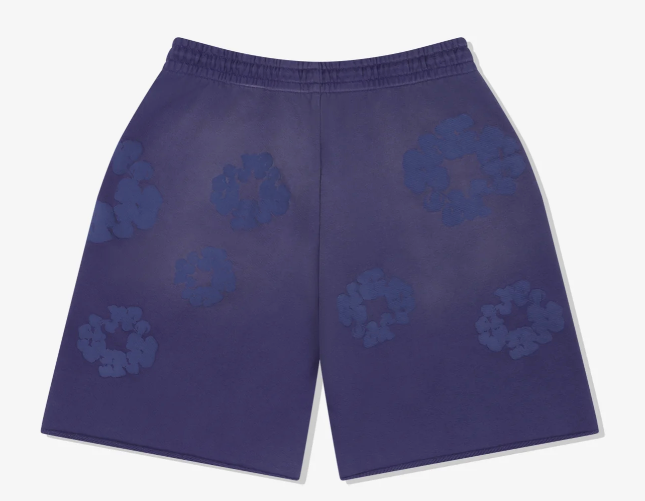 Denim Tears Mono Cotton Wreath Washed Blue Sweatshorts MD