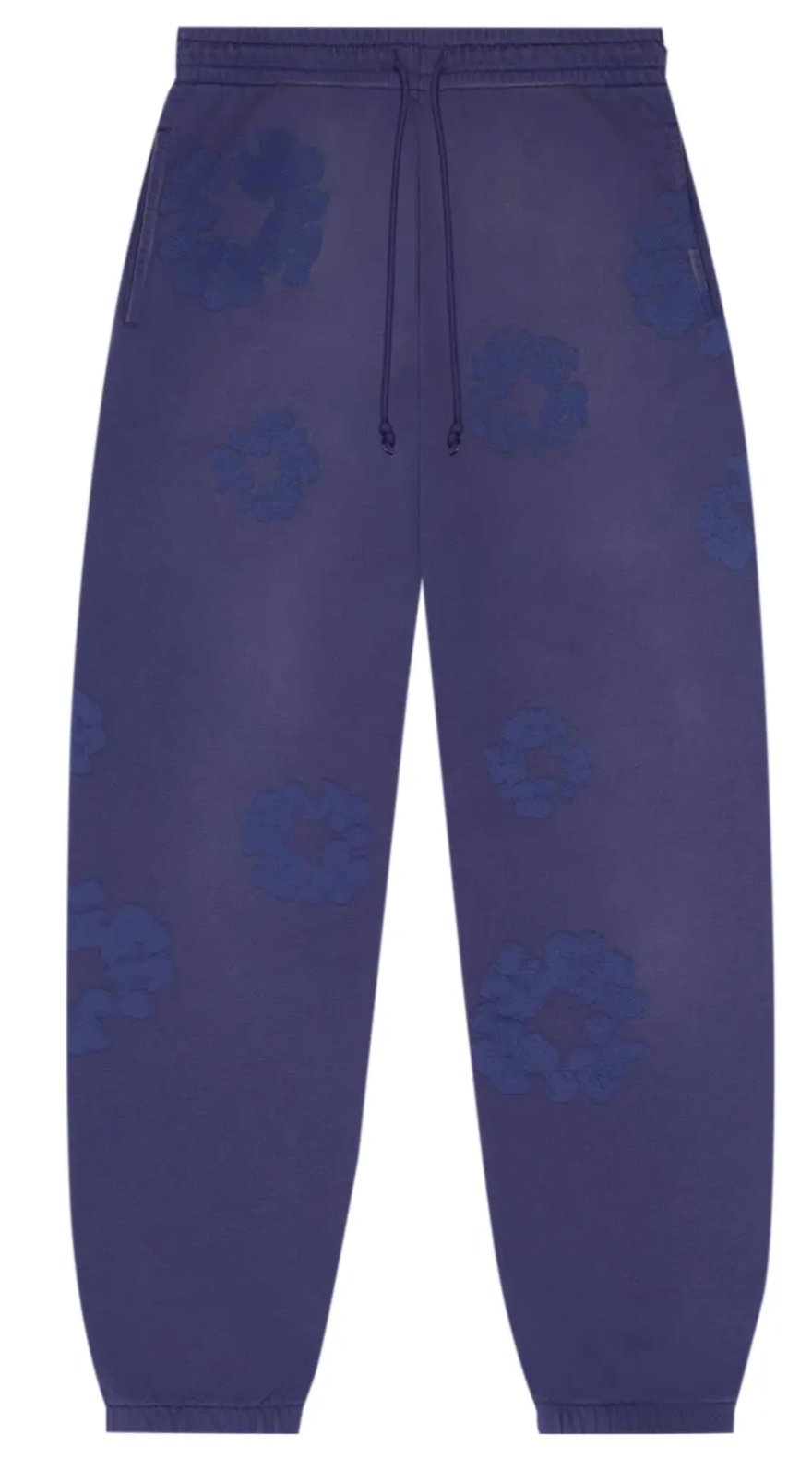 Denim Tears Mono Cotton Wreath Washed Blue Sweatpants XL