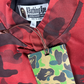 Bape Red Color Camo Padded Chinese Jacket Size Large