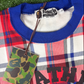 Bape London Plaid Check RLX Crewneck Sweater Size XXL